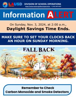 Fall Back An Hour